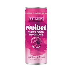 Revibed Superfood Infusions Calming (Raspberry & Acai) Sparkling Water 250ml