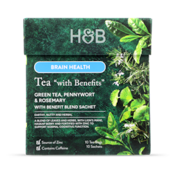Holland & Barrett Brain Health Tea 10 Tea Bags