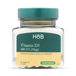 Holland & Barrett Vitamin D 400 I.U. 10ug 90 Tablets