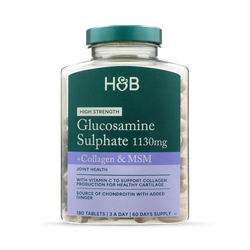 Holland & Barrett High Strength Glucosamine & Chondroitin Complex 180 Tablets