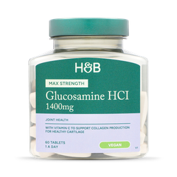 Holland & Barrett Max Strength Vegan Glucosamine HCI 1400mg 60 Tablets