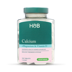 Holland & Barrett Calcium + Magnesium & Vitamin D 120 Tablets