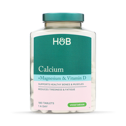 Holland & Barrett Calcium + Magnesium & Vitamin D 180 Tablets