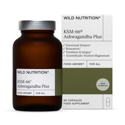 Wild Nutrition KSM-66 Ashwagandha Plus 60 Capsules