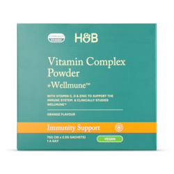 Holland & Barrett Wellmune Vitamin Complex Orange Flavour Powder 30 Sachets