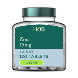 Holland & Barrett Zinc 15mg 120 Tablets