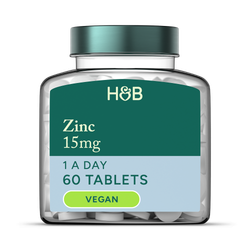 Holland & Barrett Zinc 15mg 60 Tablets