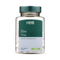 Holland & Barrett Zinc 15mg 240 Tablets