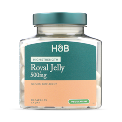 Holland & Barrett High Strength Royal Jelly 500mg 90 Capsules