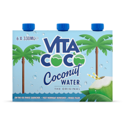 Vita Coco Original Coconut Water 6x 330ml