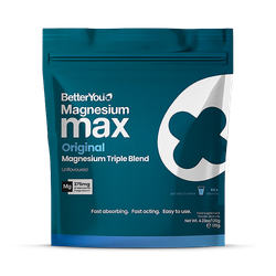 BetterYou Magnesium Max Original Magnesium Triple Blend Powder Drink Mix 120g