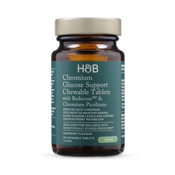 Holland & Barrett Chromium Glucose Support Chewable 30 Tablets