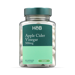 Holland & Barrett Apple Cider Vinegar 500mg 60 Capsules