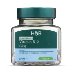 Holland & Barrett Vitamin B12 + Cyanacobalamin 500ug 120 Tablets