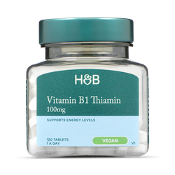 Holland & Barrett Vitamin B1 + Thiamine 100mg 120 Tablets