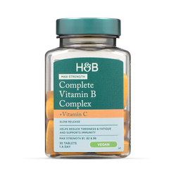 Holland & Barrett Super Strength Complete Vit B Complex + Vitamin C 30 Tablets