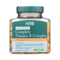 Holland & Barrett Super Strength Complete Vit B Complex + Vitamin C 60 Tablets