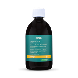 Holland & Barrett Iron + B Vits, Vit C & Minerals 500ml Orange Flavour Liquid