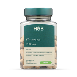 Holland & Barrett Medium Strength Guarana 90 Tablets