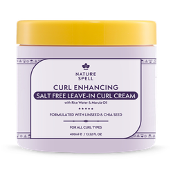 Nature Spell Curl Enhancing Salt Free Leave in Curl Cream 400ml