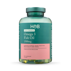Holland & Barrett Omega 3 Fish Oil 1500mg 120 Capsules