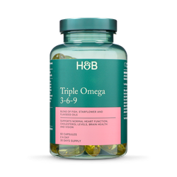 Holland & Barrett High Strength Triple Omega 3-6-9 60 Capsules