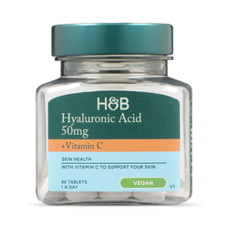 Holland & Barrett High Strength Hyaluronic Acid 50mg 30 Tablets