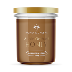 Honey & Greens Apple Orchard Honey 240g