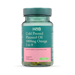 Holland & Barrett Vegan Flaxseed Triple Omega 3-6-9 Oil 60 Capsules
