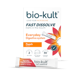 Bio-Kult Everyday Fast Dissolve Powder for Digestive System Peach Flavour 30 Sachets