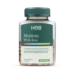 Holland & Barrett Multivitamins & Iron 240 Tablets