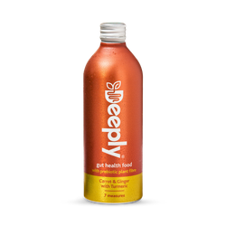 Deeply Gut Health Food With Prebiotic Plant Fibre Carrot & Ginger With Turmeric 455ml
