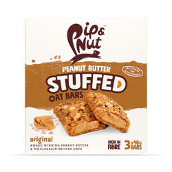 Pip & Nut Peanut Butter Stuffed Original Oat Bars 3x 48g