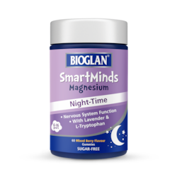 Bioglan SmartMinds Magnesium Night-Time 60 Gummies