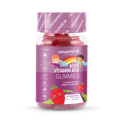 Novomins Kids Vitamin B12 + Complex Strawberry Flavoured 30 Gummies