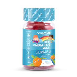 Novomins Kids Omega 3 6 9 + Multi 30 Gummies