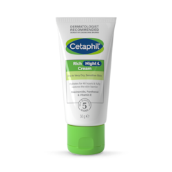 Cetaphil Rich Night Cream, Face Moisturiser 50g