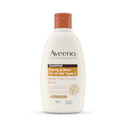 Aveeno Haircare Clarify And Shine+ Apple Cider Vinegar Shampoo 300ml