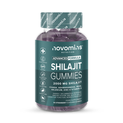 Novomins Shilajit 2000mg Strawberry Flavoured 60 Gummies