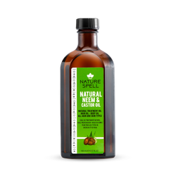 Nature Spell Neem & Castor Oil for Hair and Skin 150ml