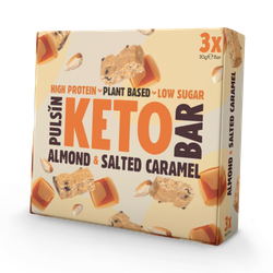 Pulsin Keto Almond & Salted Caramel Multipack 3 x 30g