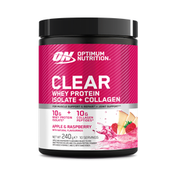 Optimum Nutrition Clear Whey Protein Isolate + Collagen Apple & Raspberry 240g