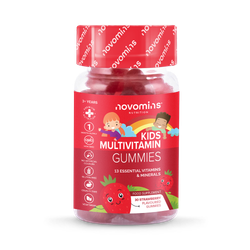 Novomins Kids Multivitamins Strawberry Flavoured 30 Gummies