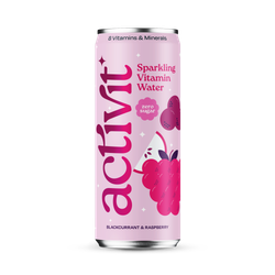 Actiph Blackcurrant Apple & Raspberry Sparkling Vitamin Water 330ml