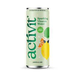 Actiph Lemon & Lime Sparkling Vitamin Water 330ml