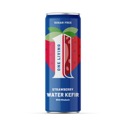 One Living Strawberry Kefir Drink 250ml
