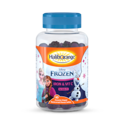 Haliborange Disney Frozen Iron & Vitamin C Blackcurrant 60 Blackcurrant Flavour Softies