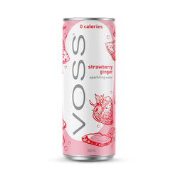 Voss Strawberry & Ginger Sparkling Water 330ml