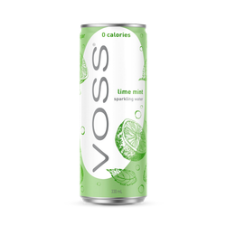Voss Lime & Mint Sparkling Water 330ml