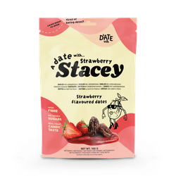 A Date With… Strawberry Stacey: Sweet Strawberry Flavoured Dates 100g